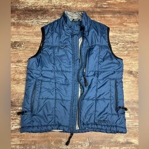Eddie Bauer | VGUC Ebtek Quilted Zip Vest Pockets Outdoor Athletic Hiking Camp S